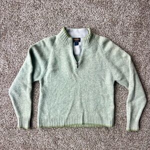 Vintage Woolrich Sage Green Wool Sweater